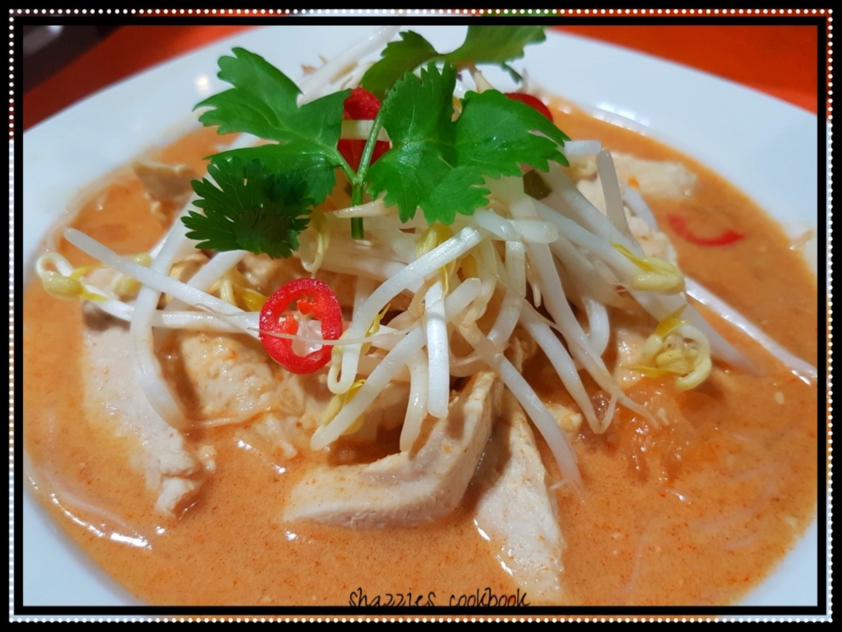 Chicken laksa soup hot sale
